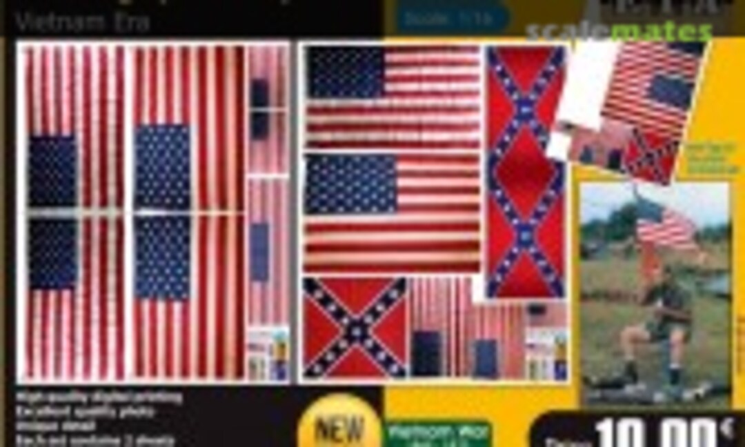 1:16 American flags (50 stars) (ETA Diorama Accessories 538)