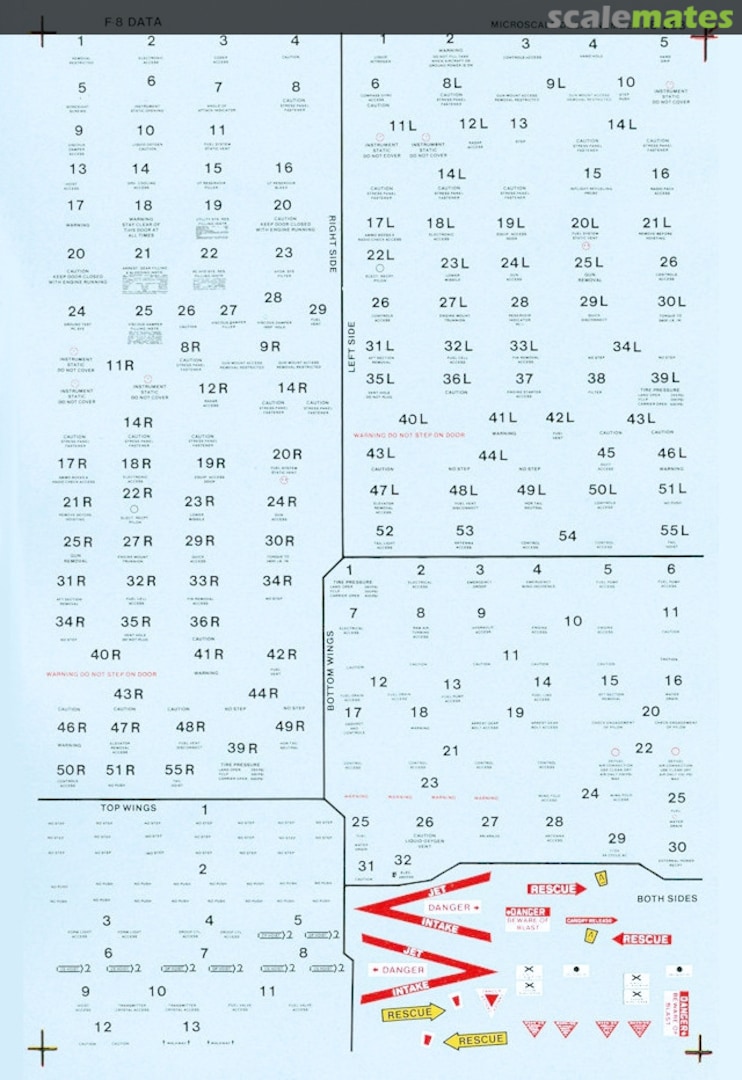 Boxart F-8 Crusader Data 48-283 Microscale Boxart F-8 Crusader Data 48-283 Microscale