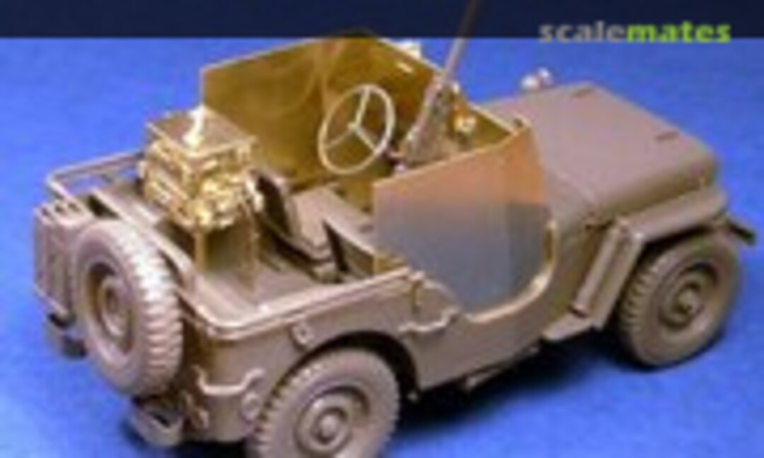 1:35 Armoured U.S. WWII Jeep + SCR-510/620 radio set (Minor GM35003) GM35003