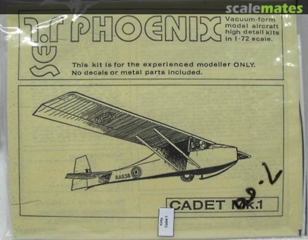 Boxart Slingsby Cadet Mk.1 P001 Phoenix Models Boxart Slingsby Cadet Mk.1 P001 Phoenix Models