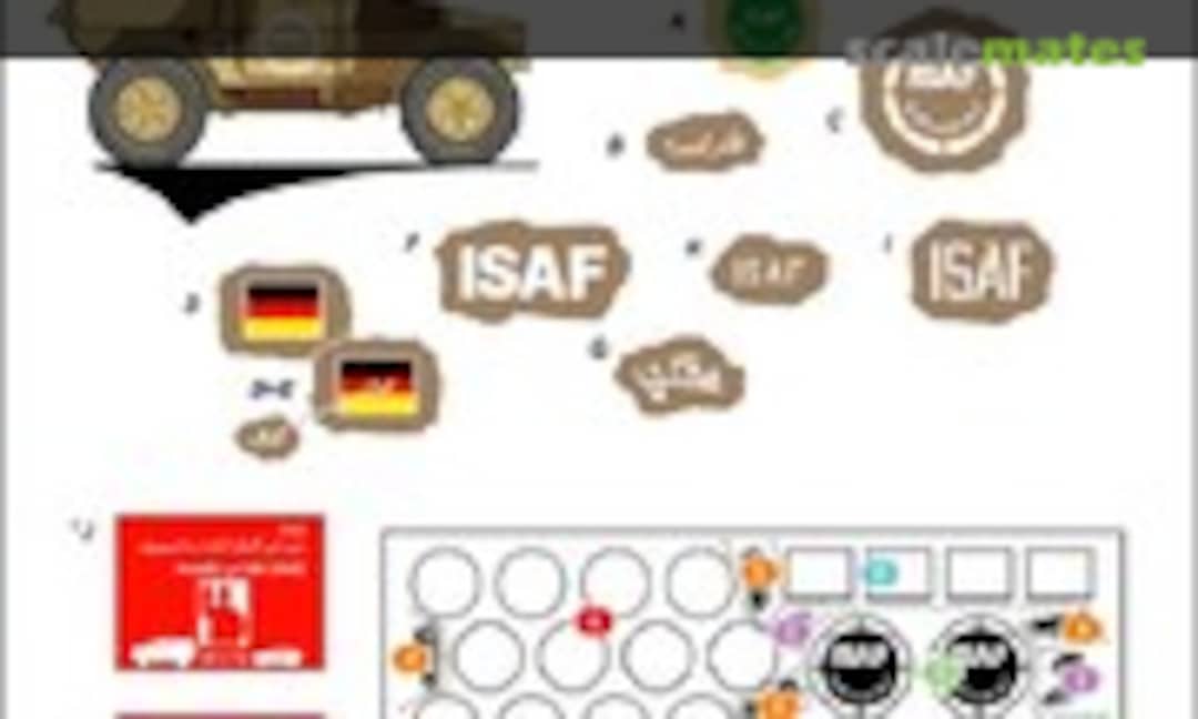 1:35 Generic ISAF markings Afghanistan (Star Decals 35-947) 35-947