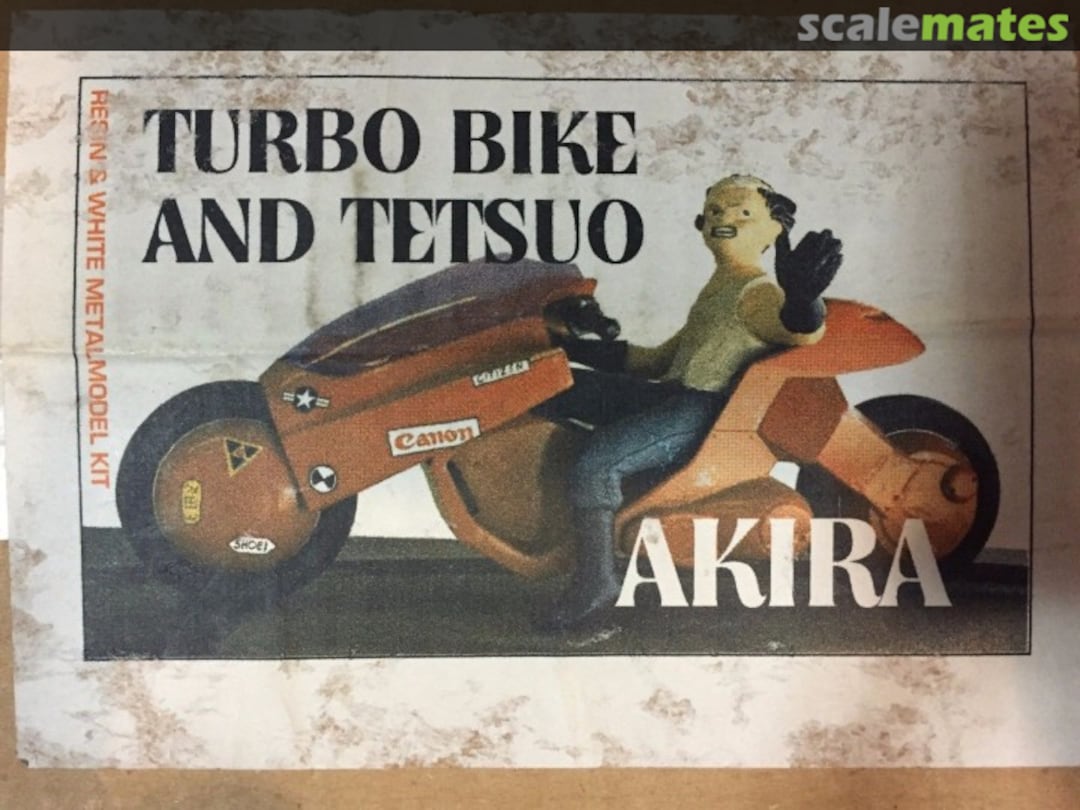 Boxart Akira - Turbo bike and Tetsuo Comet Miniatures Boxart Akira - Turbo bike and Tetsuo Comet Miniatures