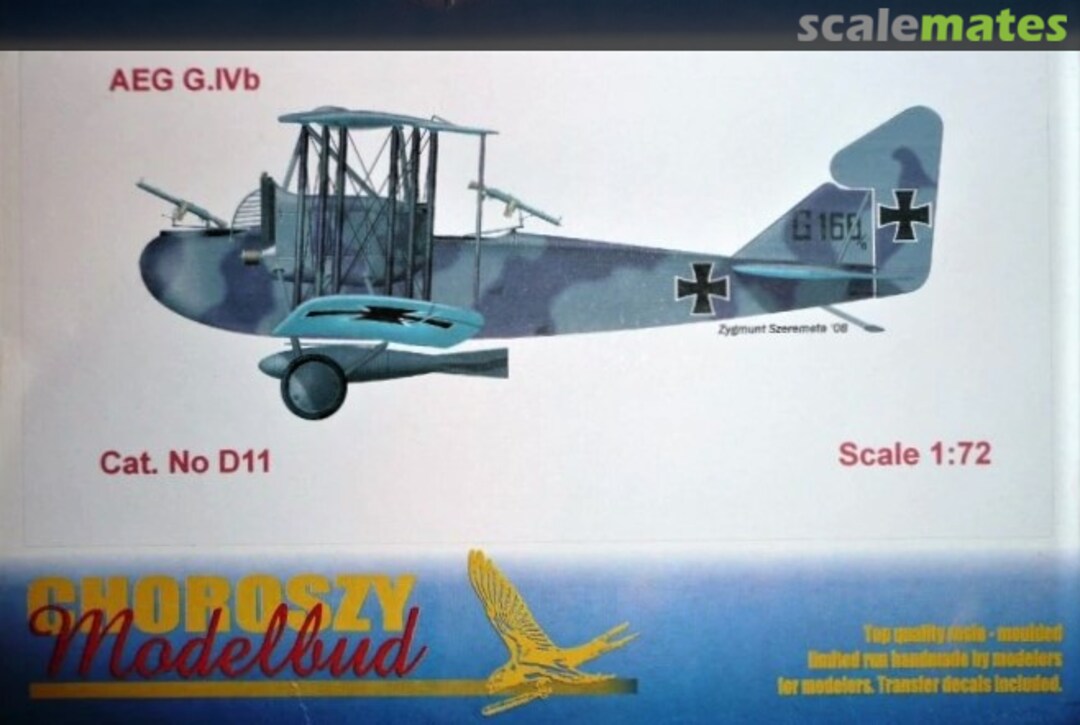 Boxart AEG G.IVb D11 Choroszy Modelbud Boxart AEG G.IVb D11 Choroszy Modelbud