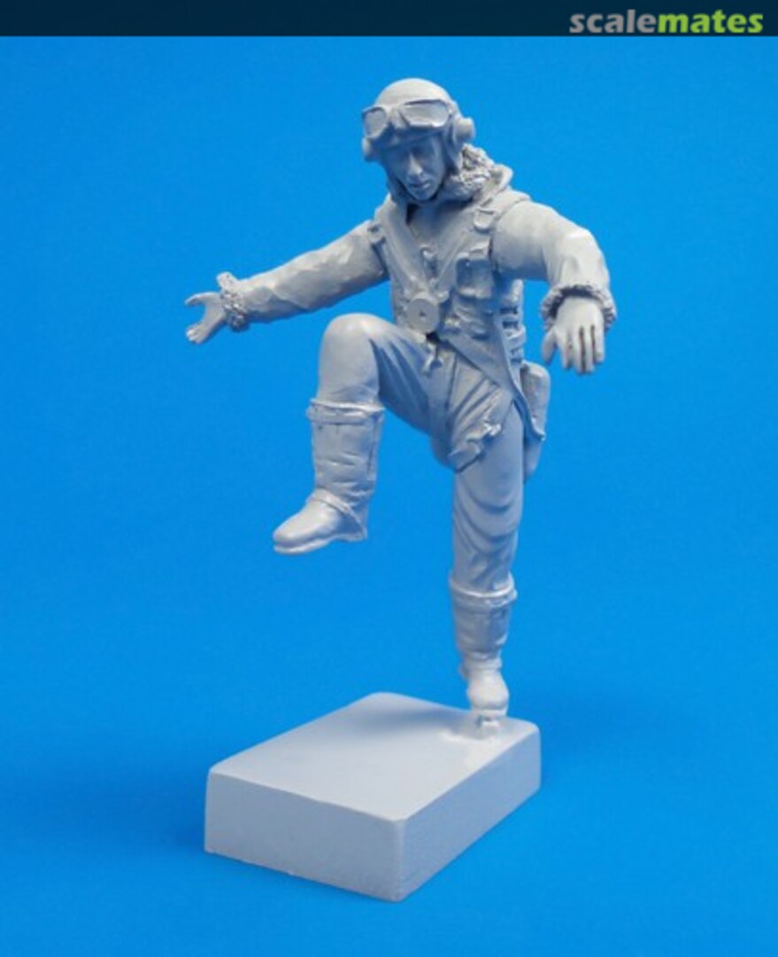 Boxart British Tempest pilot, climbing out of cockpit F32317 CMK Boxart British Tempest pilot, climbing out of cockpit F32317 CMK