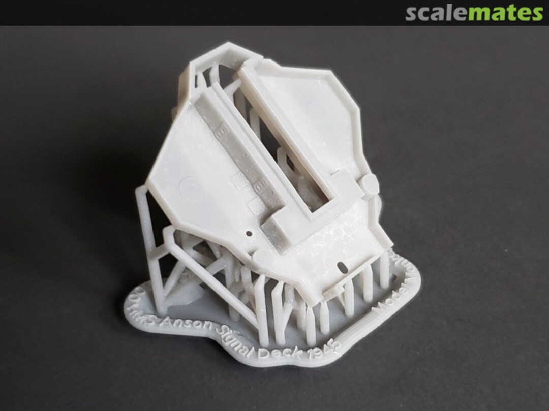 Boxart HMS Anson 1945 Enlarged Signal Deck 600-Anson Signal Dec Model Monkey Boxart HMS Anson 1945 Enlarged Signal Deck 600-Anson Signal Dec Model Monkey