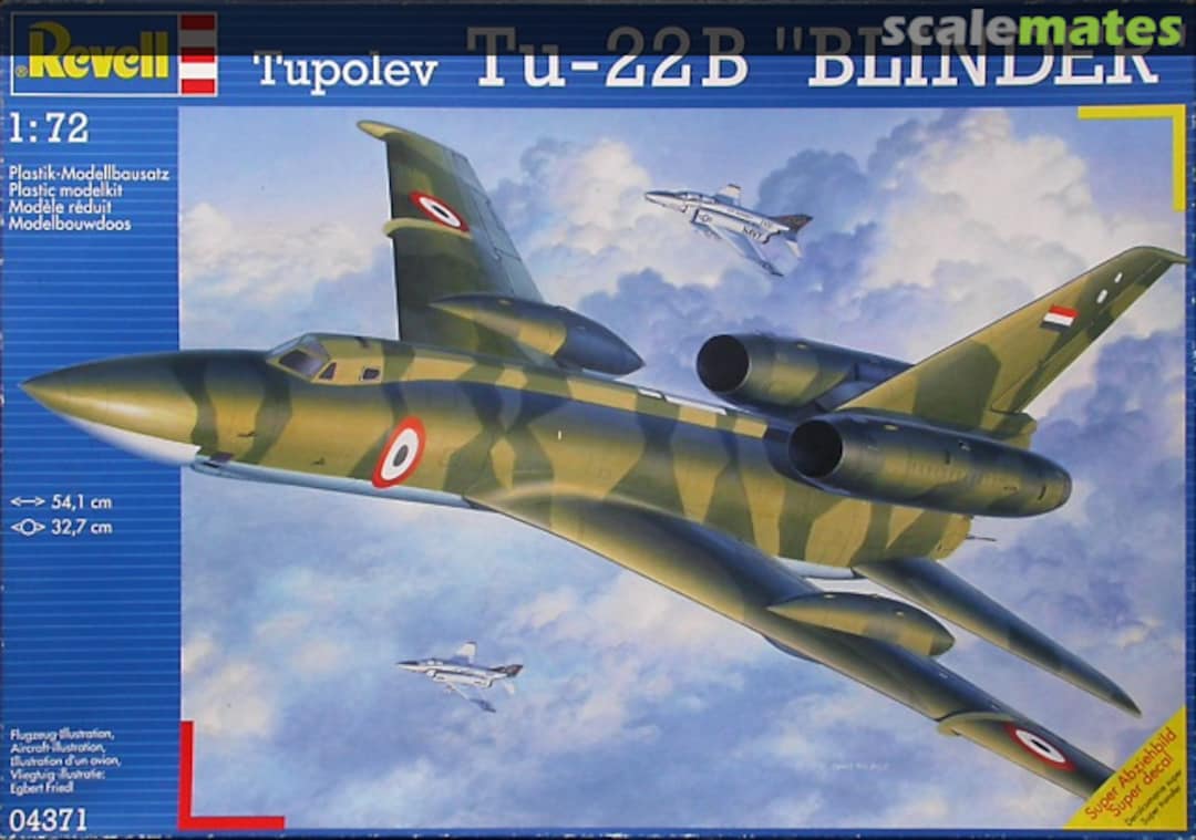 Boxart Tupolev Tu-22B "Blinder" 04371 Revell Boxart Tupolev Tu-22B "Blinder" 04371 Revell