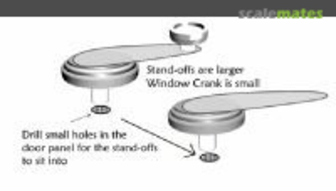Boxart Stand-Offs for Door (4) and Window Cranks (2) DM-3360 Detail Master Boxart Stand-Offs for Door (4) and Window Cranks (2) DM-3360 Detail Master