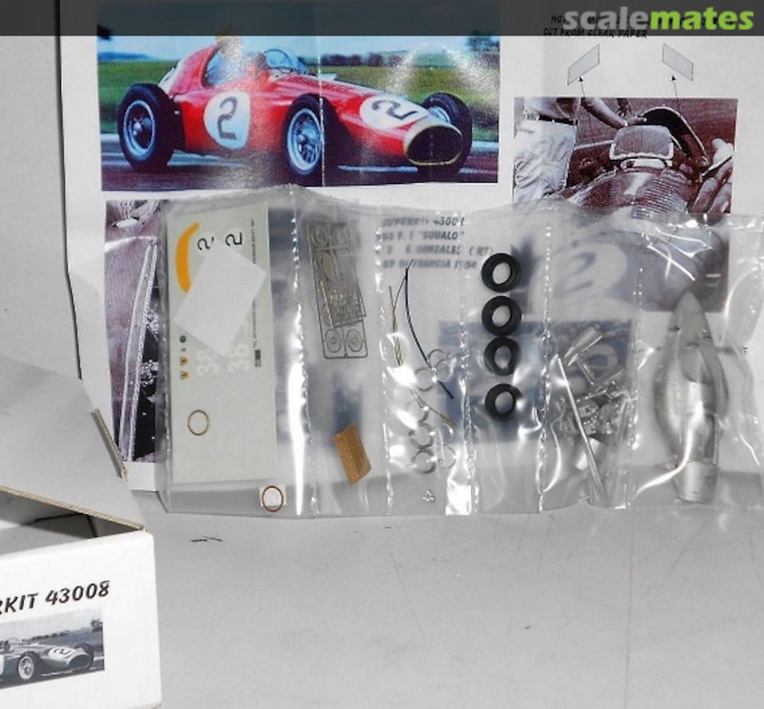 Boxart Ferrari 553 F1 Sqaulo SK43008 MG Model Plus Boxart Ferrari 553 F1 Sqaulo SK43008 MG Model Plus