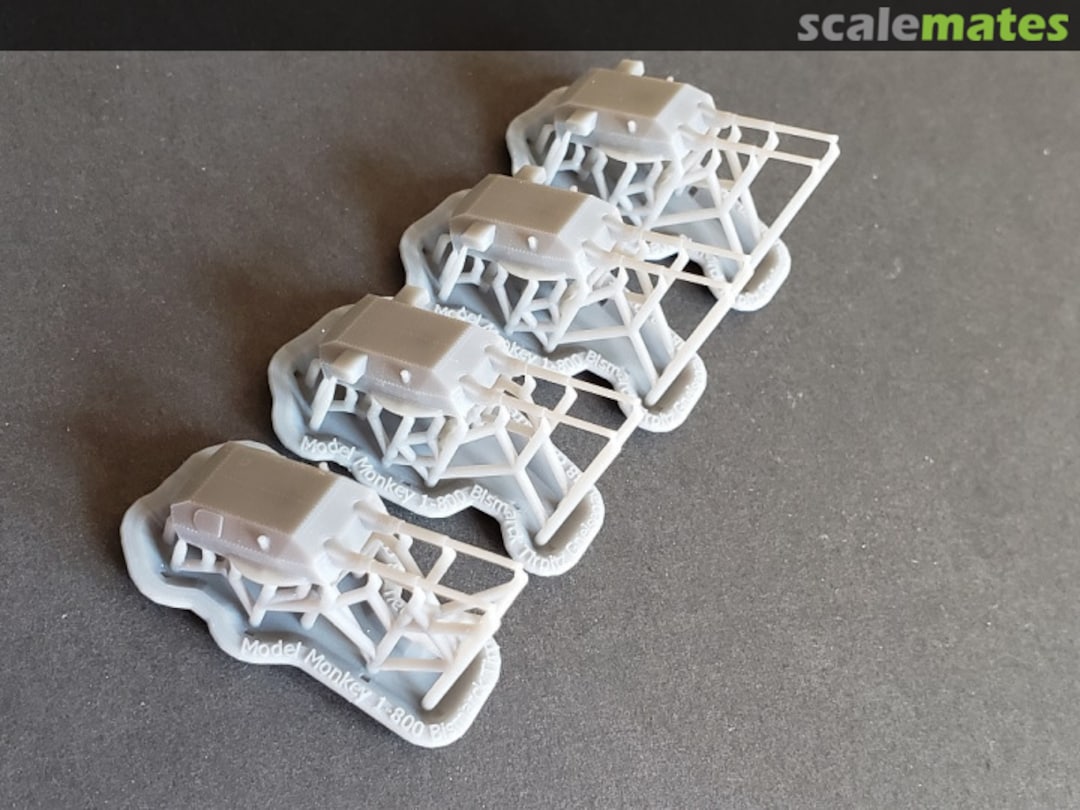 Boxart Bismarck and Tirpitz 38 cm SK C/34 Turrets 800-BismarckTrrts Model Monkey Boxart Bismarck and Tirpitz 38 cm SK C/34 Turrets 800-BismarckTrrts Model Monkey