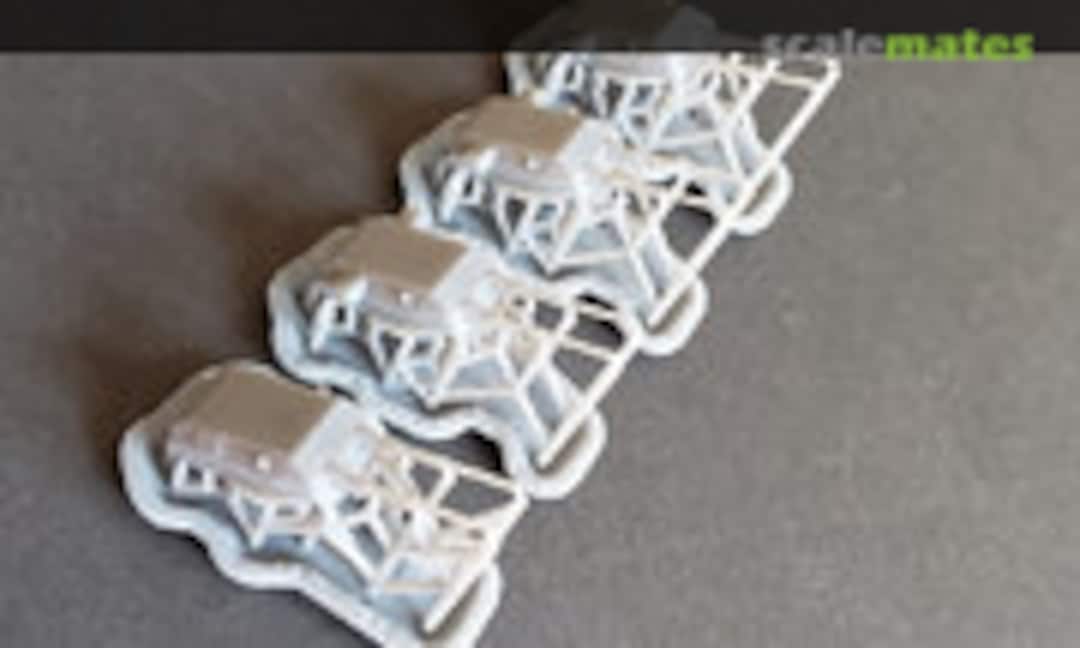 1:800 Bismarck and Tirpitz 38 cm SK C/34 Turrets (Model Monkey 800-BismarckTrrts) 800-BismarckTrrts