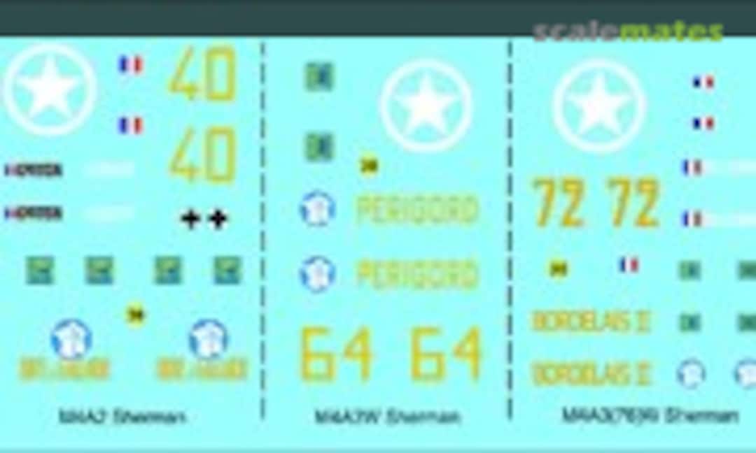 1:72 Shermans (Black Lion Decals 72060) 72060