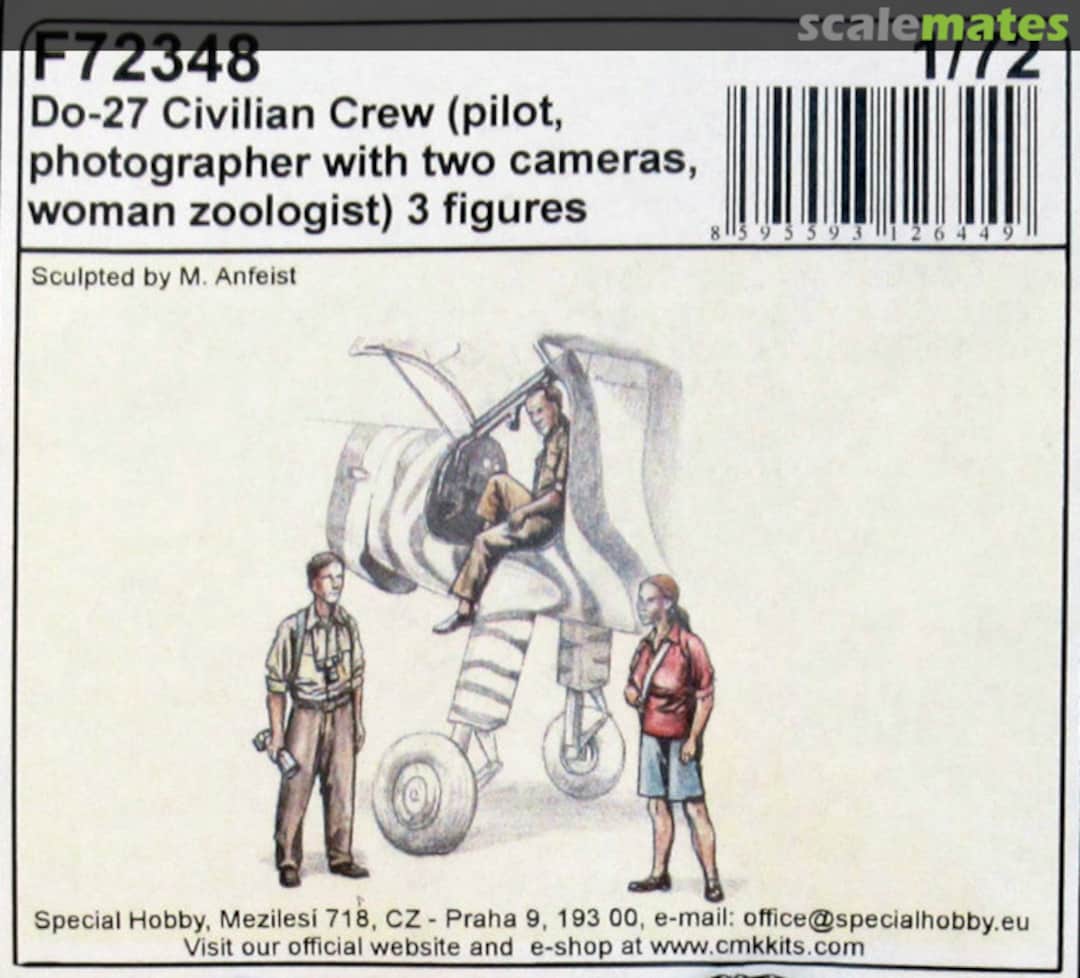 Boxart Do-27 Civilian Crew F72348 CMK Boxart Do-27 Civilian Crew F72348 CMK