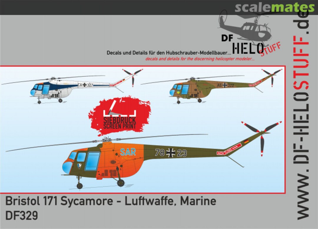 Boxart Bristol Typ 171 Sycamore - Bundeswehr DF32948 DF HeloStuff