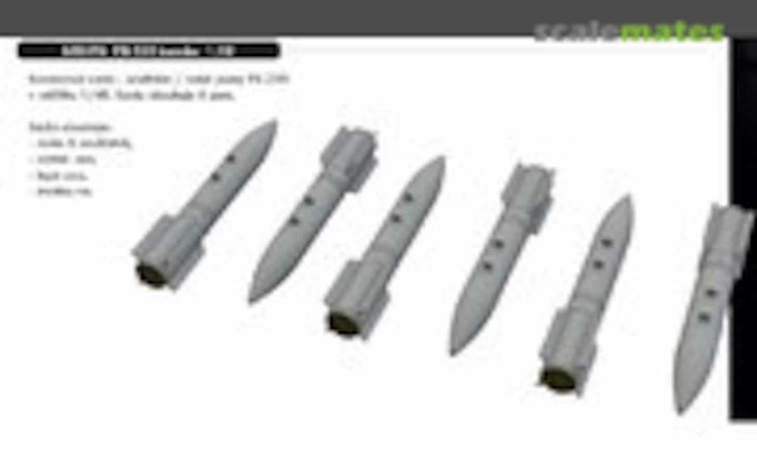 1:48 PB-250 bombs (Eduard 648496) 648496