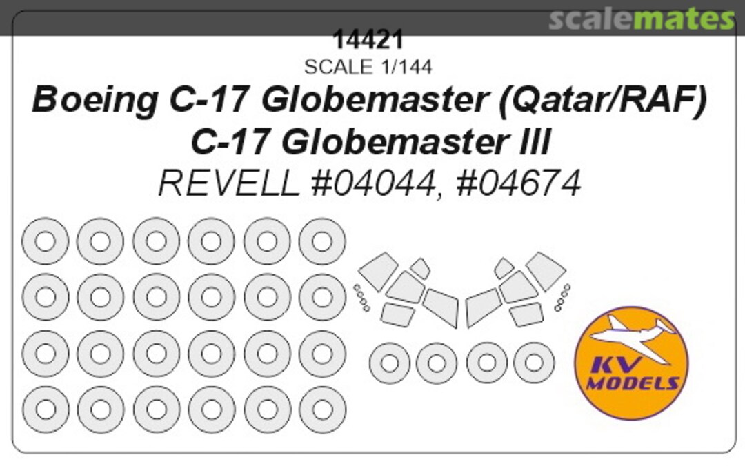Boxart Boeing C-17 Globemaster 14421 KV Models