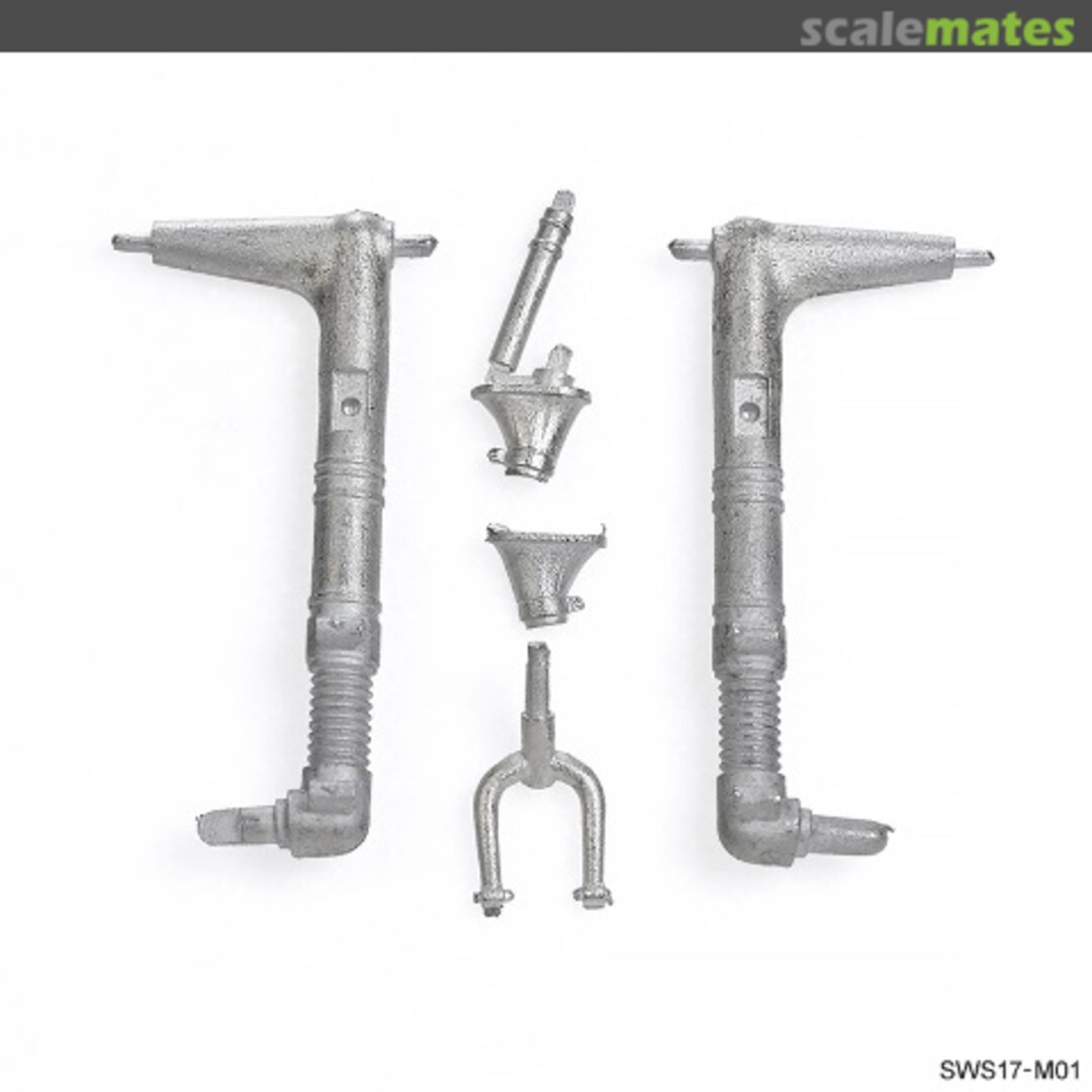 Boxart Hs 129 Metal Struts SWS17-M01 Zoukei-Mura Boxart Hs 129 Metal Struts SWS17-M01 Zoukei-Mura