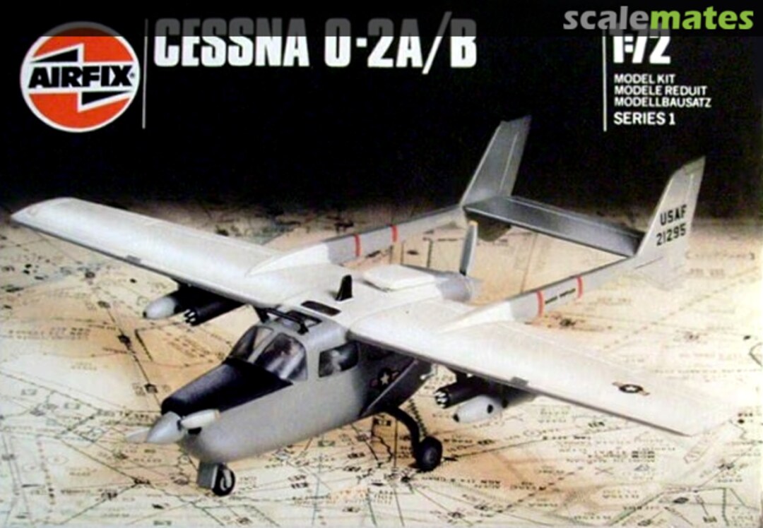 Boxart Cessna O-2A/B 01053 Airfix Boxart Cessna O-2A/B 01053 Airfix