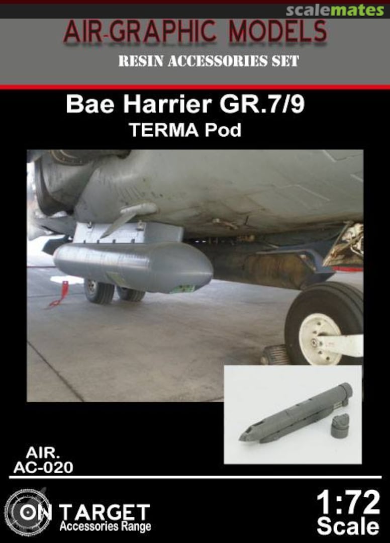 Boxart RAF Harrier GR7/9 TERMA Pod AC-010 Air-Graphics Models