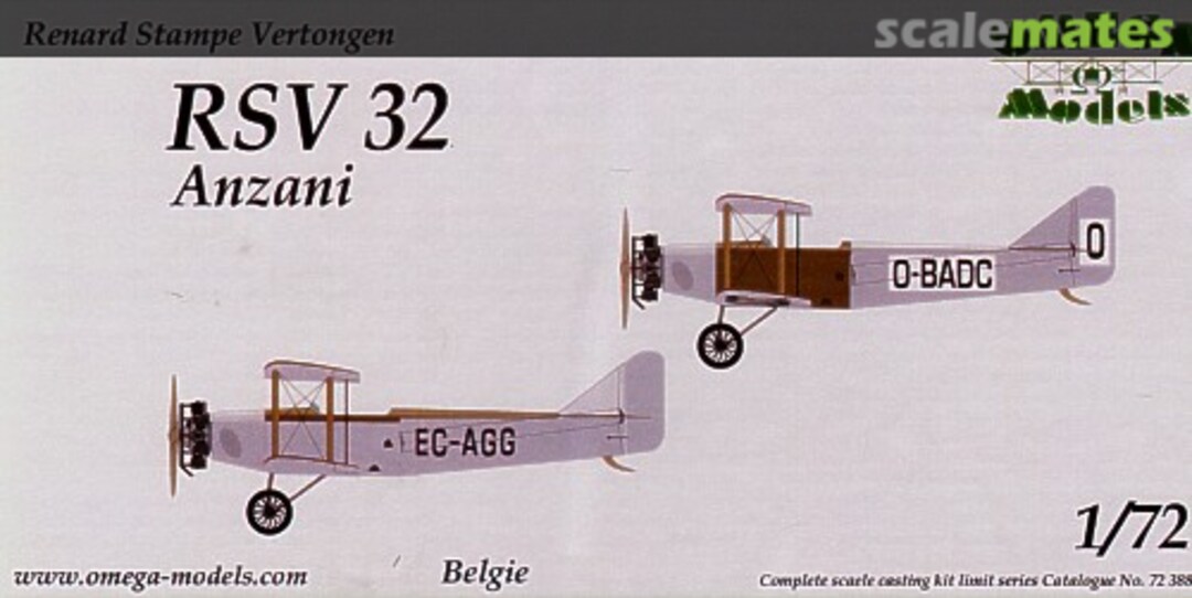 Boxart Renard Stampe-Vertongen RSV-32 Anzani 72388 Omega Models