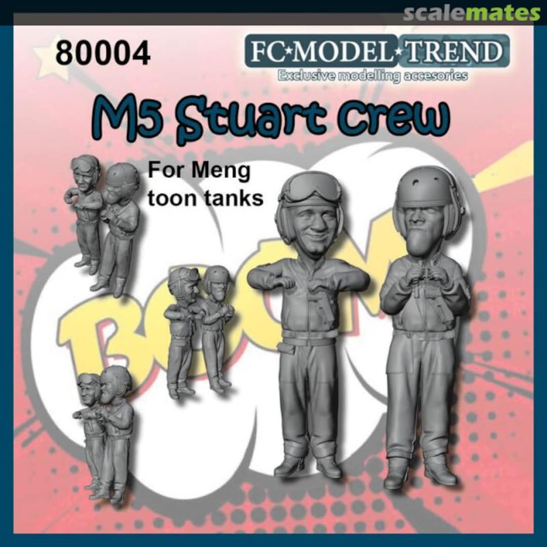 Boxart M5 Stuart crew 80004 FC Model Trend Boxart M5 Stuart crew 80004 FC Model Trend