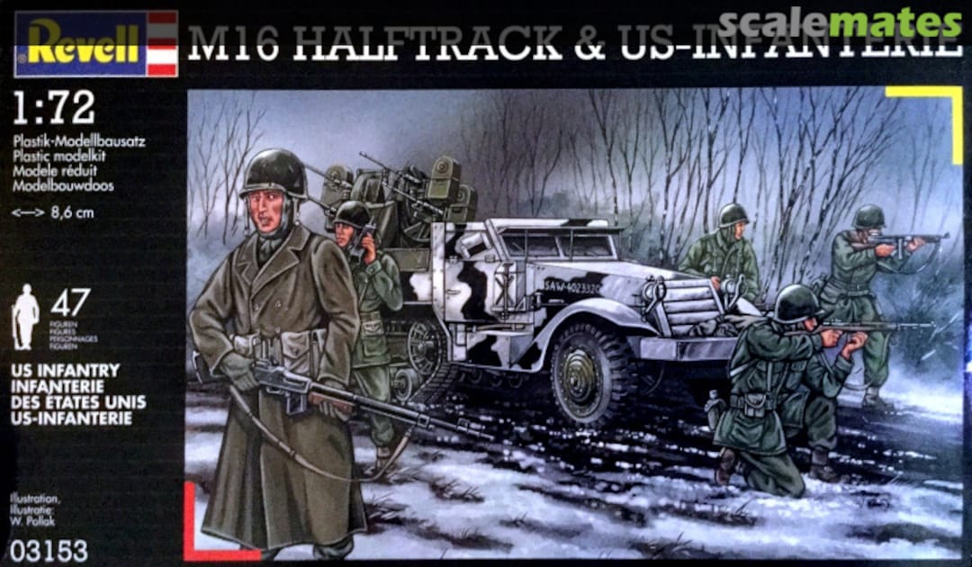 Boxart M16 Halftrack & US Infanterie 03153 Revell Boxart M16 Halftrack & US Infanterie 03153 Revell