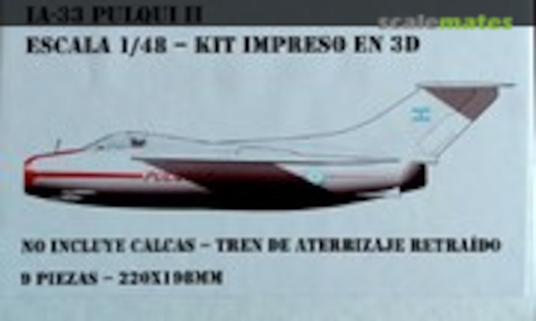 1:48 IA-33 Pulqui II (El Baron Rojo 3DPU248ES) 3DPU248ES