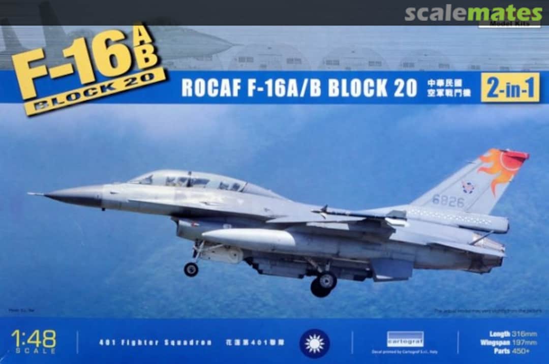 Boxart F-16A/B Block 20 K48011 Kinetic Boxart F-16A/B Block 20 K48011 Kinetic