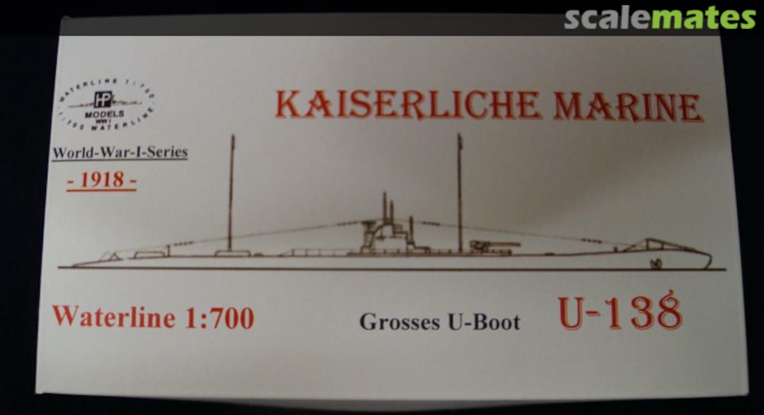 Boxart Grosses U-Boot U-136 WWI-WL-G-091 HP-Models Boxart Grosses U-Boot U-136 WWI-WL-G-091 HP-Models