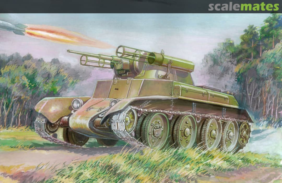 Boxart Tank RBT-7 With Rocket Launcher For RS-132 703 UM Military Technics Boxart Tank RBT-7 With Rocket Launcher For RS-132 703 UM Military Technics