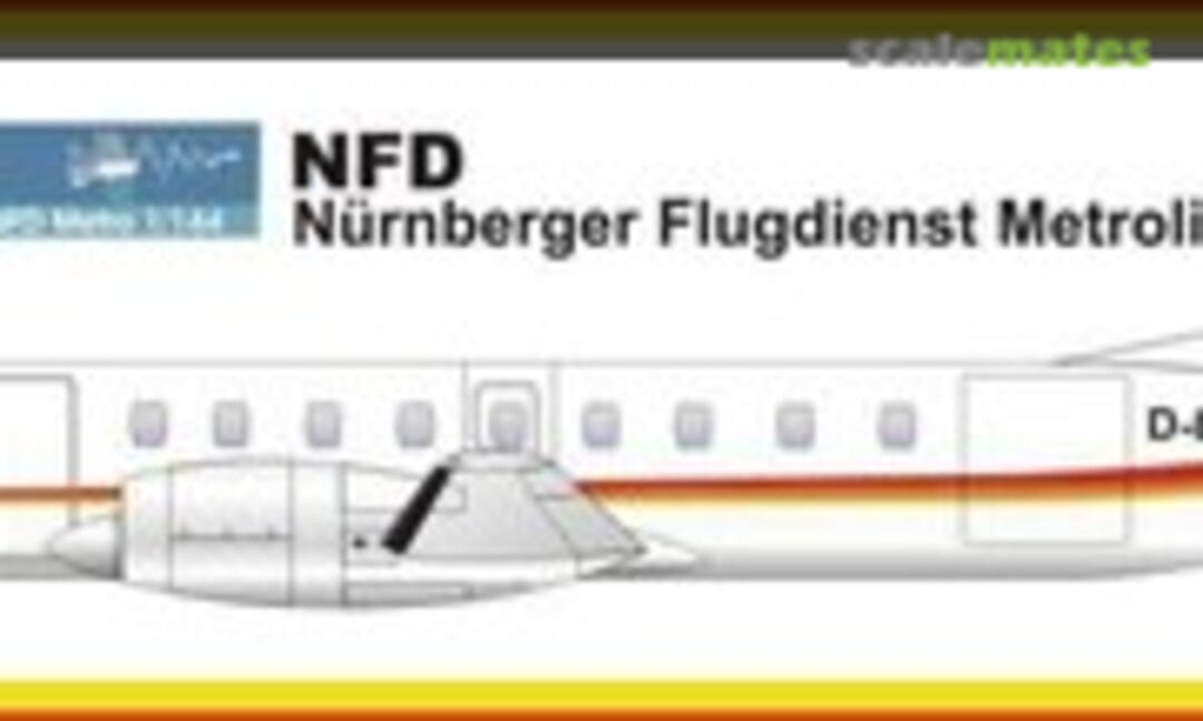 1:144 NFD Metroliner (Nazca decals nfd001) nfd001