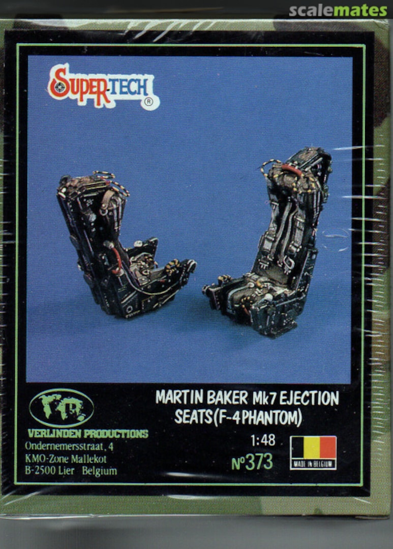 Boxart Martin Baker Seats MK7 (F-4 Phantom) 373 Verlinden Productions Boxart Martin Baker Seats MK7 (F-4 Phantom) 373 Verlinden Productions