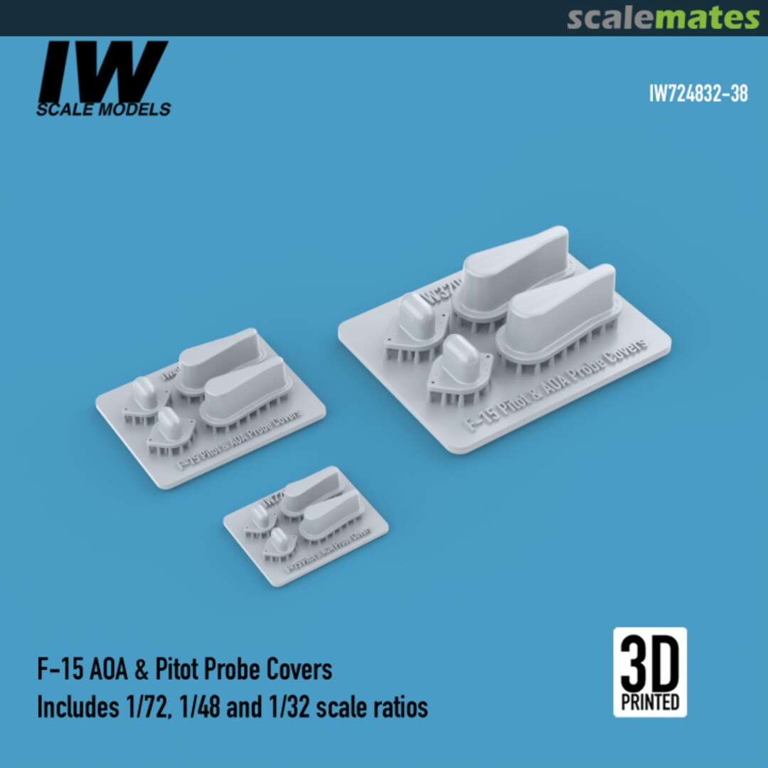 Boxart F-15 AOA & Pitot Probe Covers IW724832-38 IW Scale Models