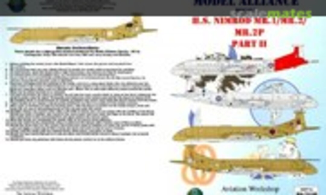 1:72 H.S. Nimrod MR.1/MR2/MR.2P (Part 2) (Model Alliance MA-72159) MA-72159