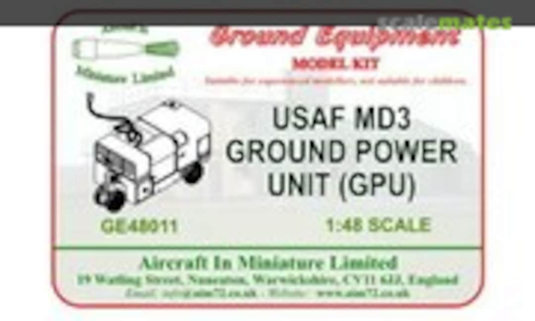 1:48 USAF MD3 Ground Power Unit (GPU) (Aircraft In Miniature Ltd GE48011) GE48011