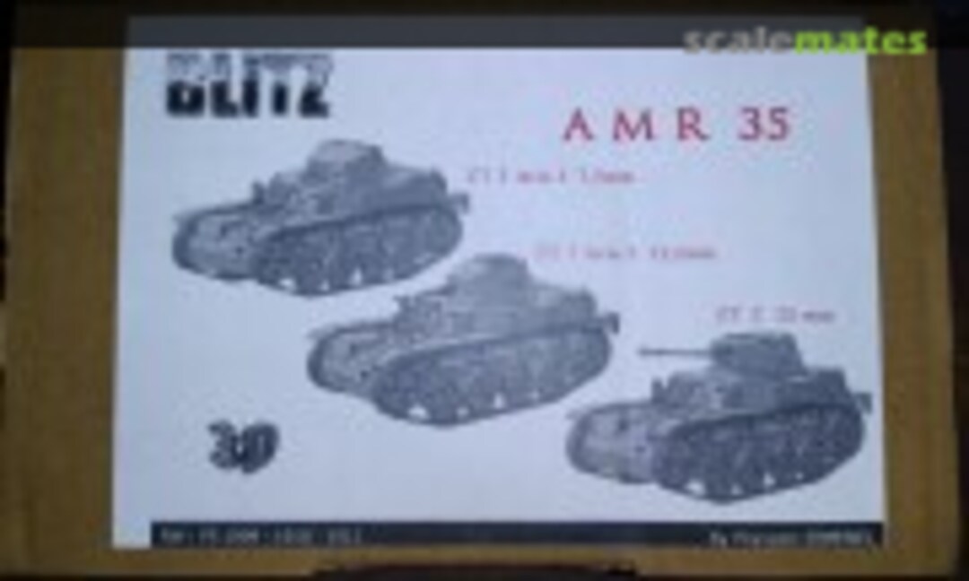 1:35 Renault AMR 35 ZT1 AVIS n°1 7.5mm (Blitz 35FS 1009)