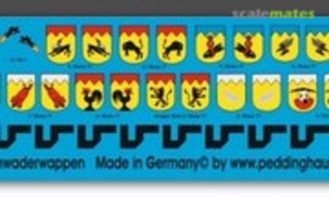 1:48 Stuka Geschwaderwappen (Peddinghaus-Decals EP 861) EP 861