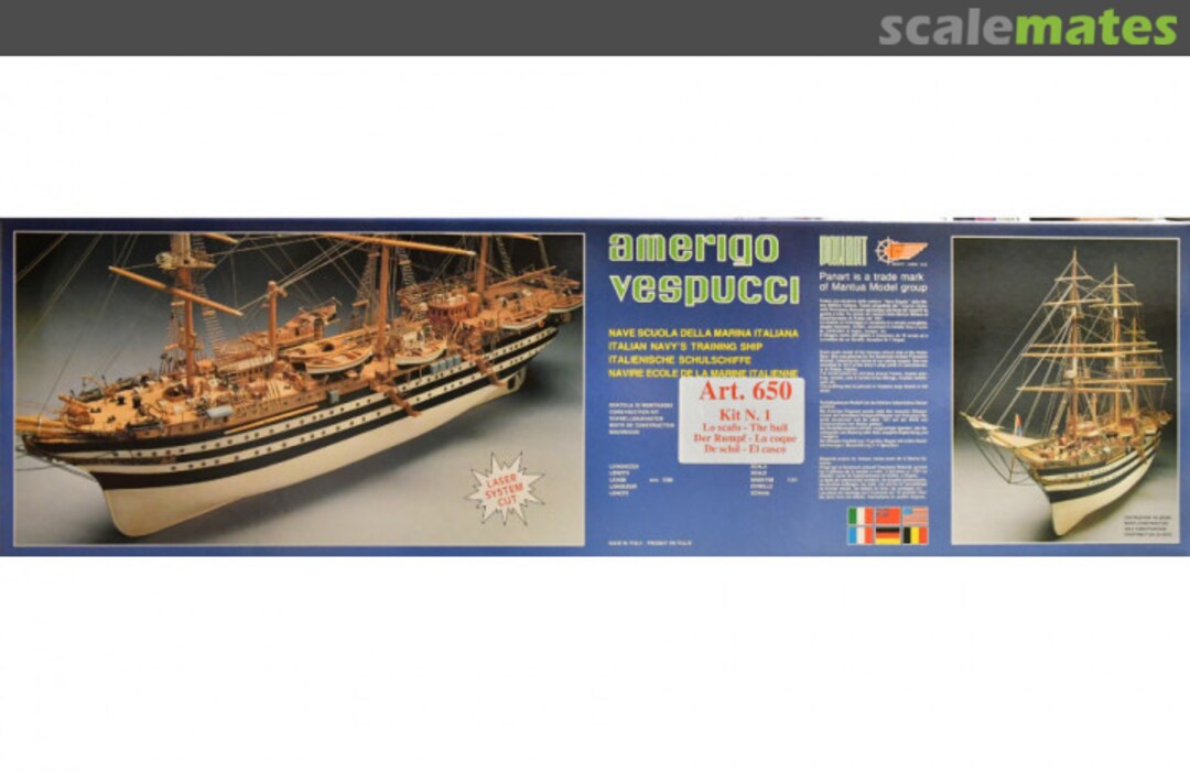 Boxart Amerigo Vespucci (Kit #1) 650 Mantua Model Boxart Amerigo Vespucci (Kit #1) 650 Mantua Model