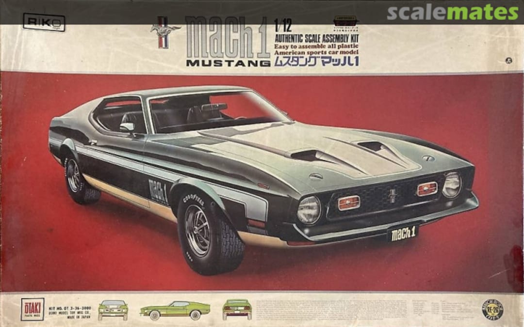 Boxart Mustang Mach 1 OT3-36-3000 Otaki/Riko Boxart Mustang Mach 1 OT3-36-3000 Otaki/Riko