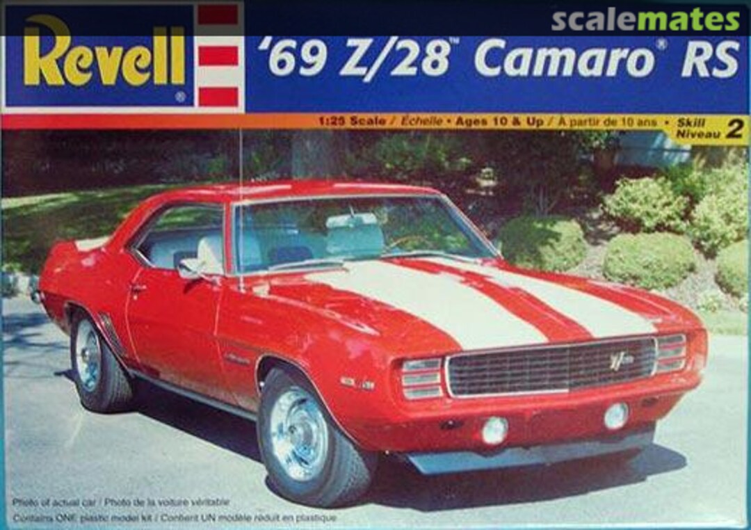 Boxart '69 Z/28 Camaro RS 85-7457 Revell Boxart '69 Z/28 Camaro RS 85-7457 Revell