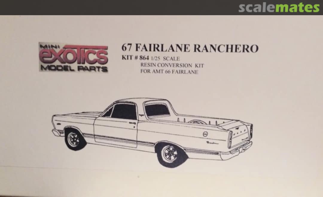 Boxart 67 Fairlane Ranchero 864 Mini Exotics