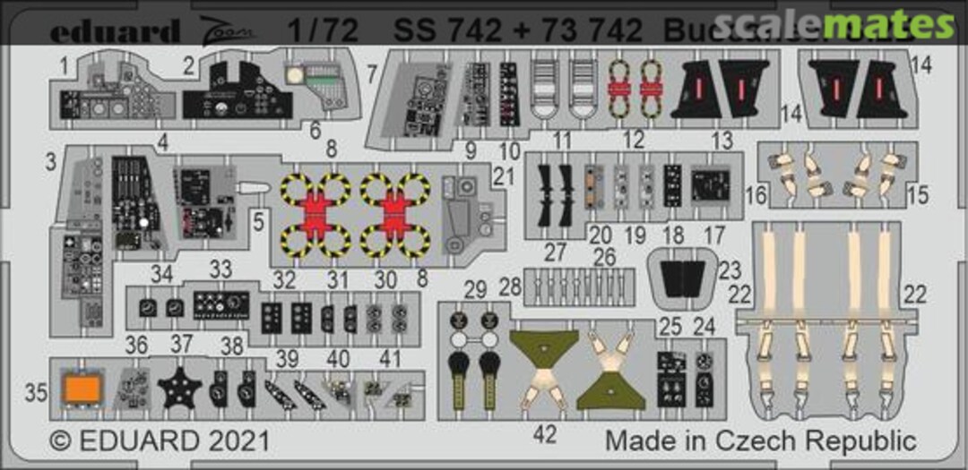 Boxart Buccaneer S.2B SS742 Eduard Boxart Buccaneer S.2B SS742 Eduard