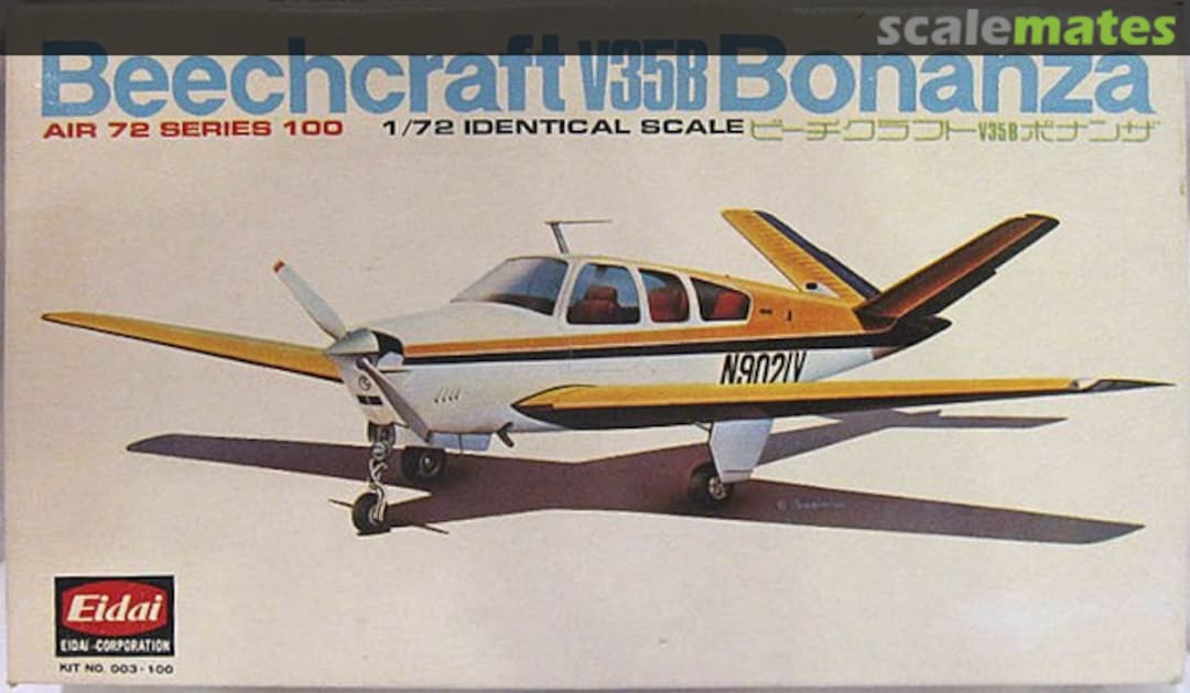 Boxart Beechcraft V35B Bonanza 003-100 Eidai Boxart Beechcraft V35B Bonanza 003-100 Eidai