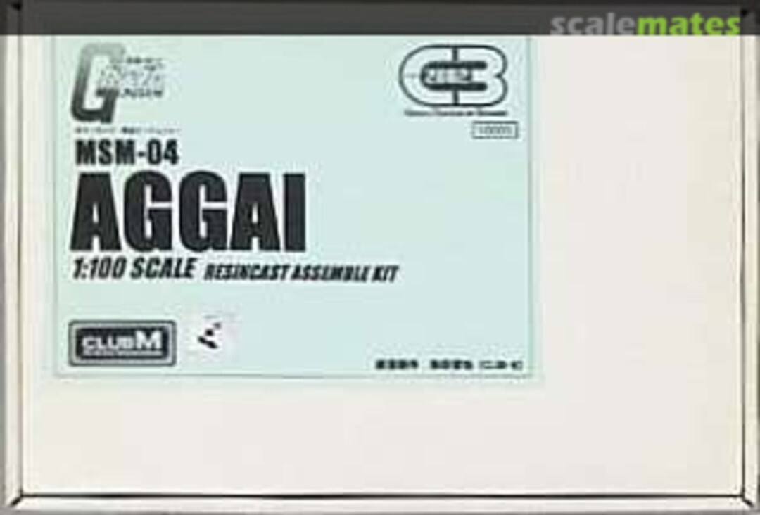 Boxart MSM-04 Aggai CLUB-M Boxart MSM-04 Aggai CLUB-M