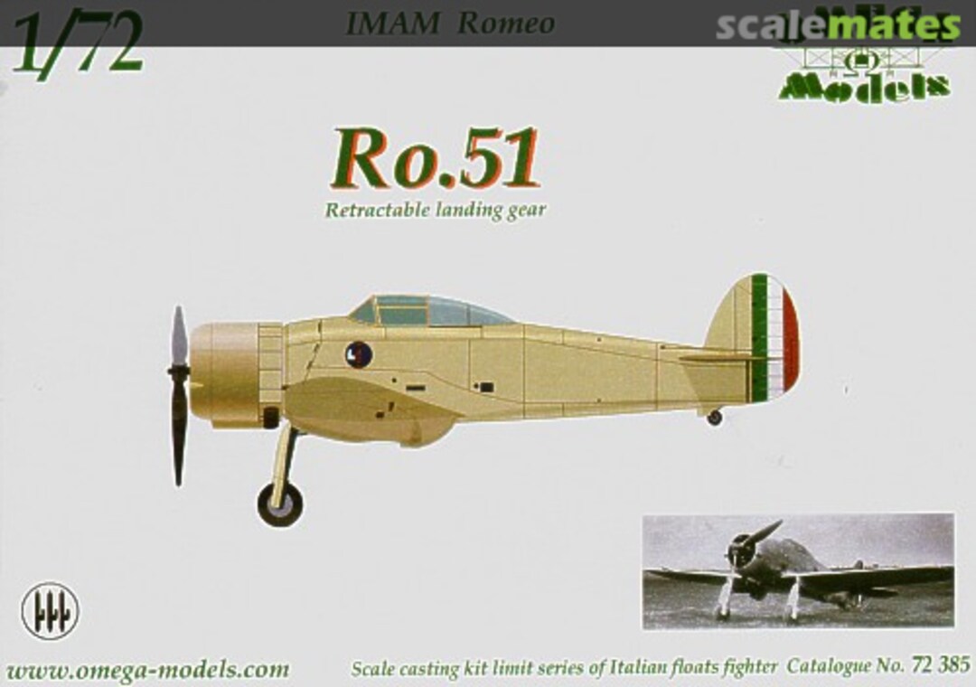 Boxart IMAM Romeo Ro.51 72385 Omega Models Boxart IMAM Romeo Ro.51 72385 Omega Models