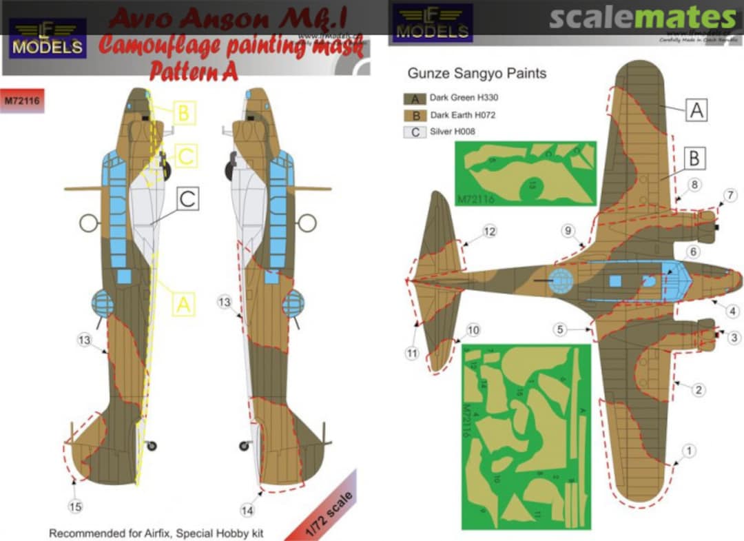 Boxart Avro Anson Mk.I M72116 LF Models Boxart Avro Anson Mk.I M72116 LF Models