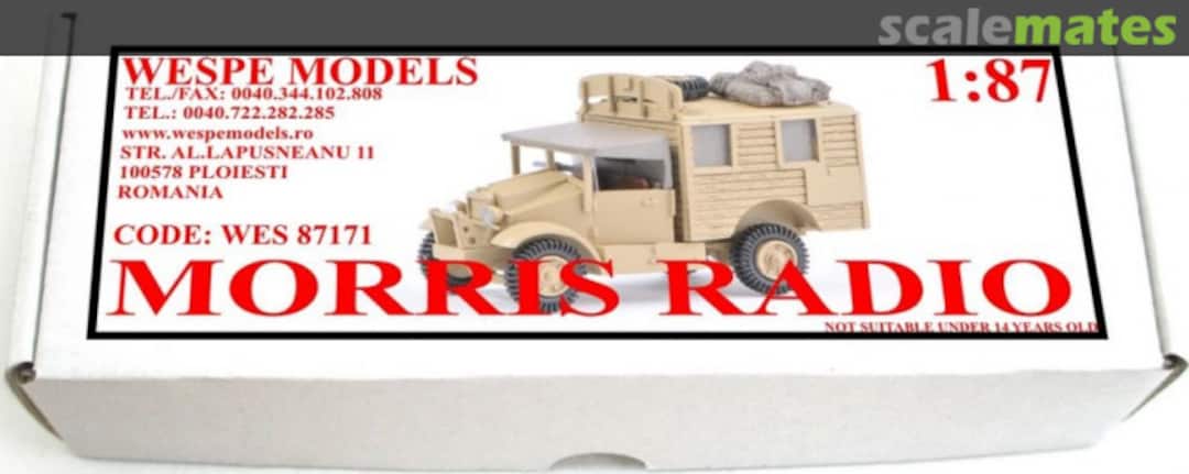 Boxart Morris Radio WES 87171 Wespe Models Boxart Morris Radio WES 87171 Wespe Models