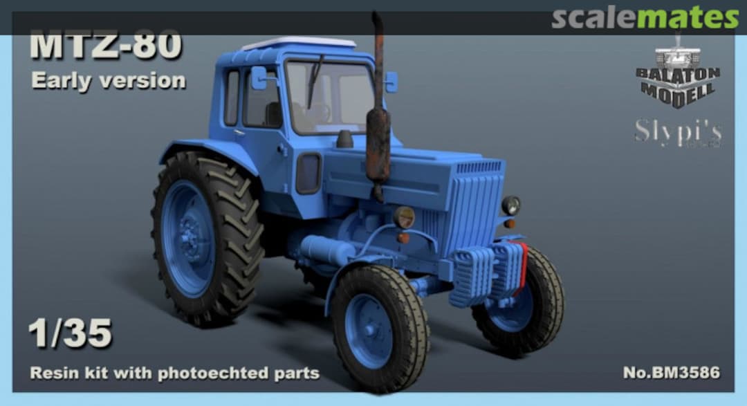 Boxart MTZ-80 Early Version BM3586 Balaton Modell Boxart MTZ-80 Early Version BM3586 Balaton Modell
