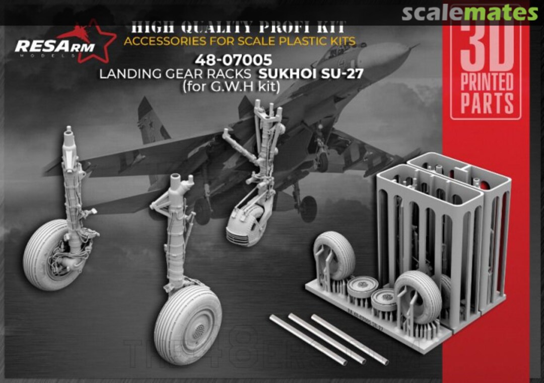Boxart Su-27 landing gear racks 48-07005 RESArm Boxart Su-27 landing gear racks 48-07005 RESArm