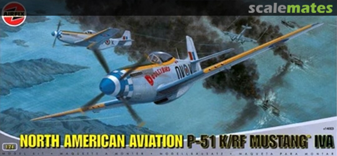 Boxart North American Aviation P-51 K/RF Mustang IVA A14003 Airfix