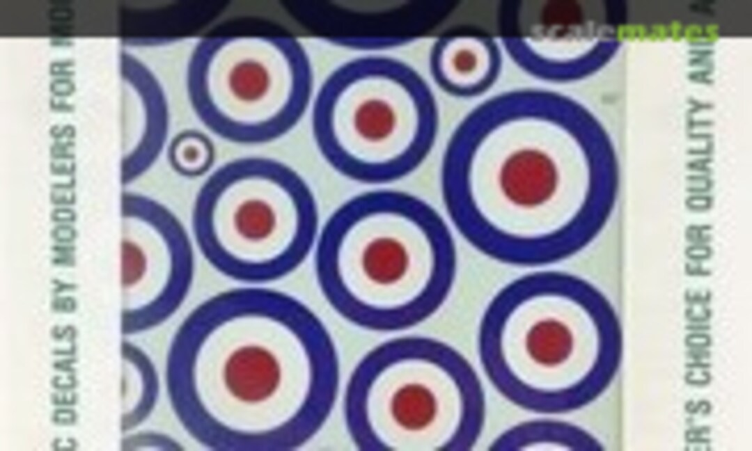 1:48 RAF D Type Roundels & Low Vis Pink/Pale Blue Roundels & Fin (Xtradecal X037-48) X037-48